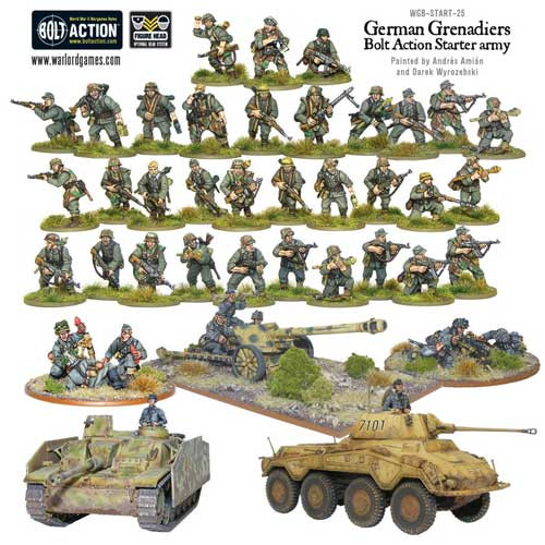 bolt action german grenadiers starter army