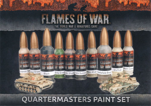 flames of war ww2 quartermaster s paint set