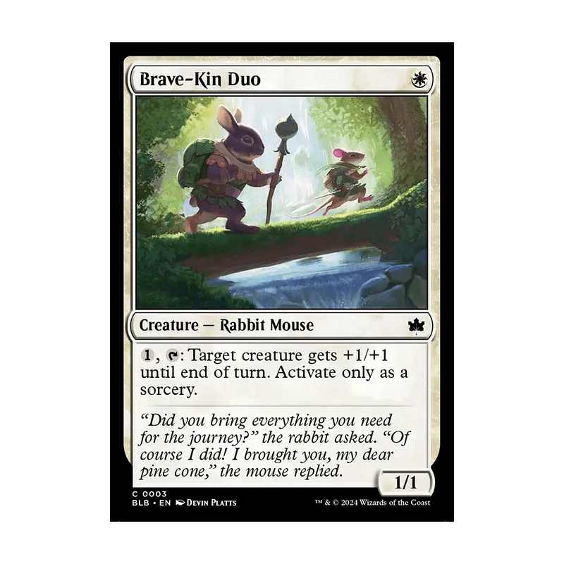Brave-Kin Duo - Bloomburrow (Near Mint)