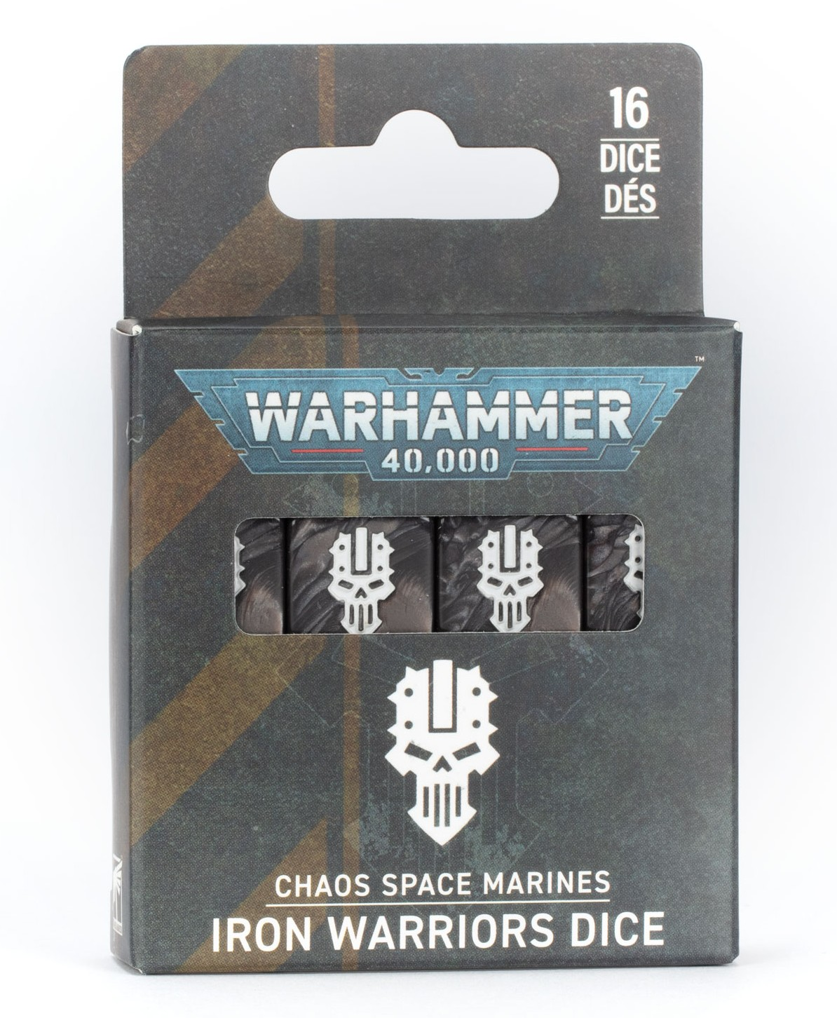 Warhammer 40K: Chaos Space Marines - Iron Warriors Dice (Preorder)