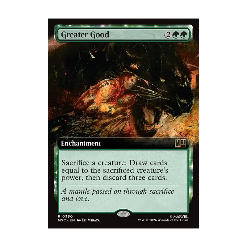 Greater Good (Extended Art) - Marvel Super Heroes Commander (Near Mint)