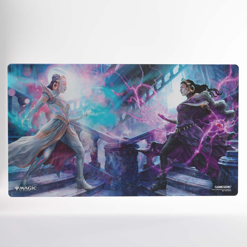 MTG Shiny Playmat: Reality Fracture - Liliana, Devoted Healer / Callous Necromancer (Preorder)