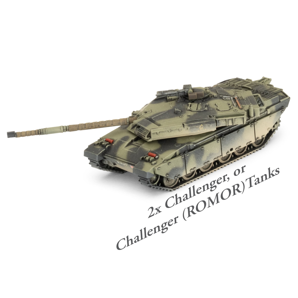 WWIII Team Yankee: British Starter Force - Challenger 2 Armoured Squadron (Preorder)