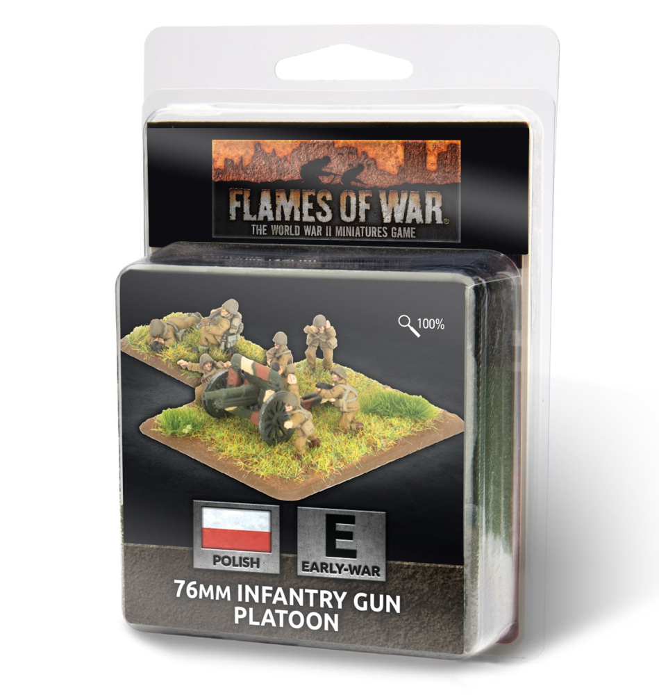 Flames of War WW2: Polish - 76mm Field Gun (Preorder)