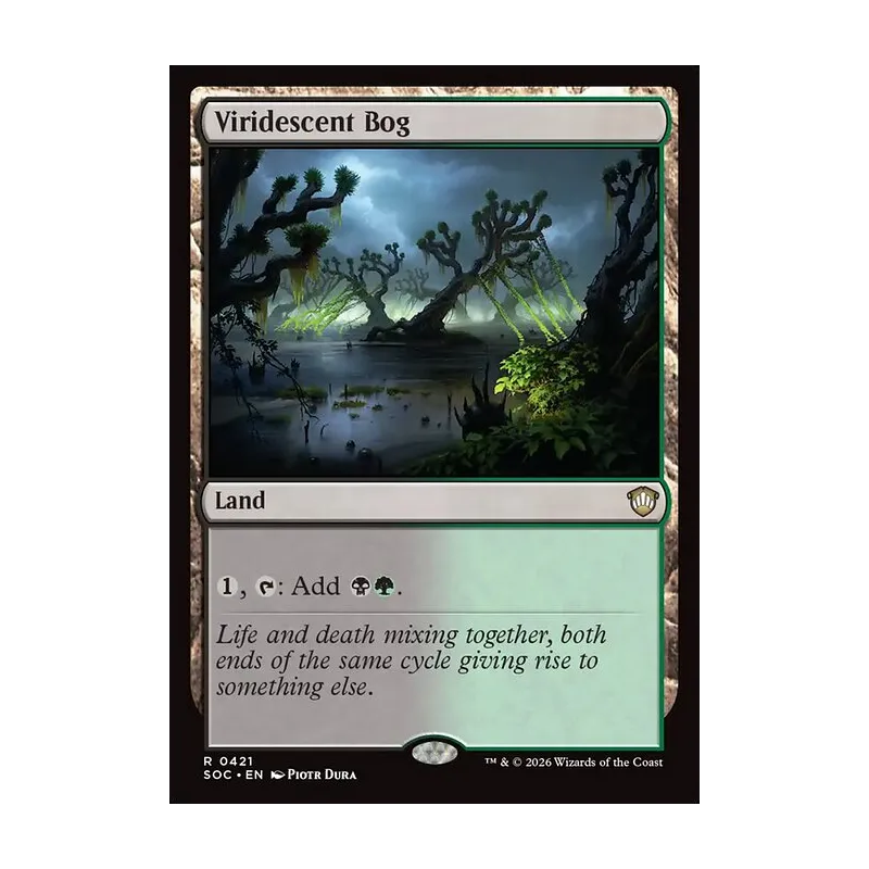 Viridescent Bog - Secrets of Strixhaven Commander (Near Mint)