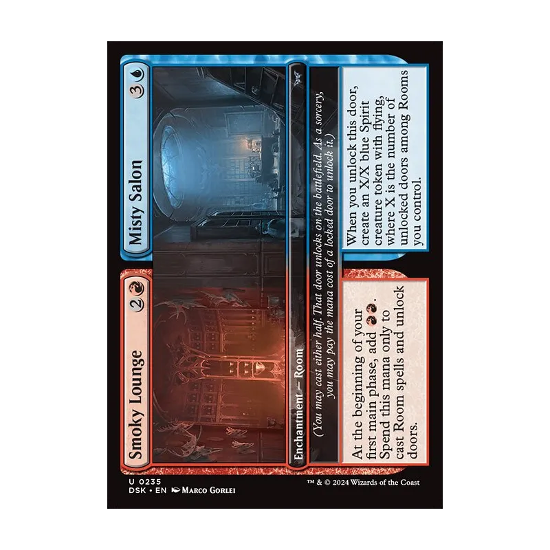 Smoky Lounge // Misty Salon | Duskmourn MTG