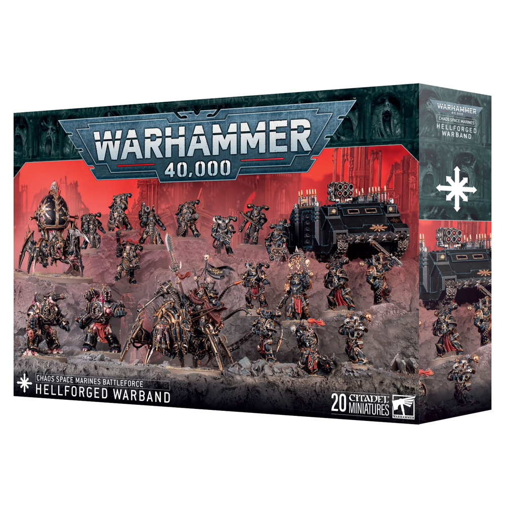 Warhammer 40K: Chaos Space Marines Battleforce - Hellforged Warband (Preorder)