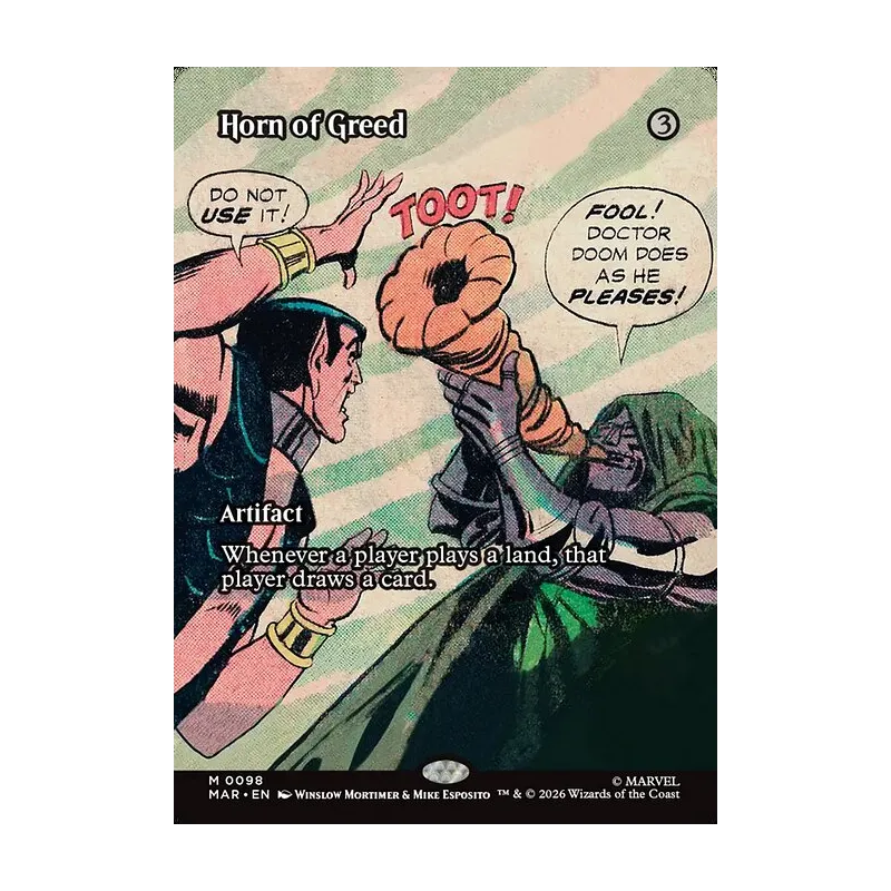 Horn of Greed (Borderless) - Marvel Universe (Near Mint)
