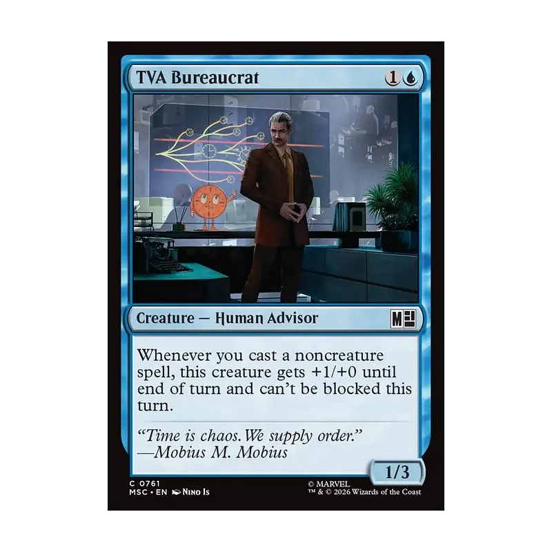 TVA Bureaucrat - Marvel Super Heroes Commander (Near Mint)