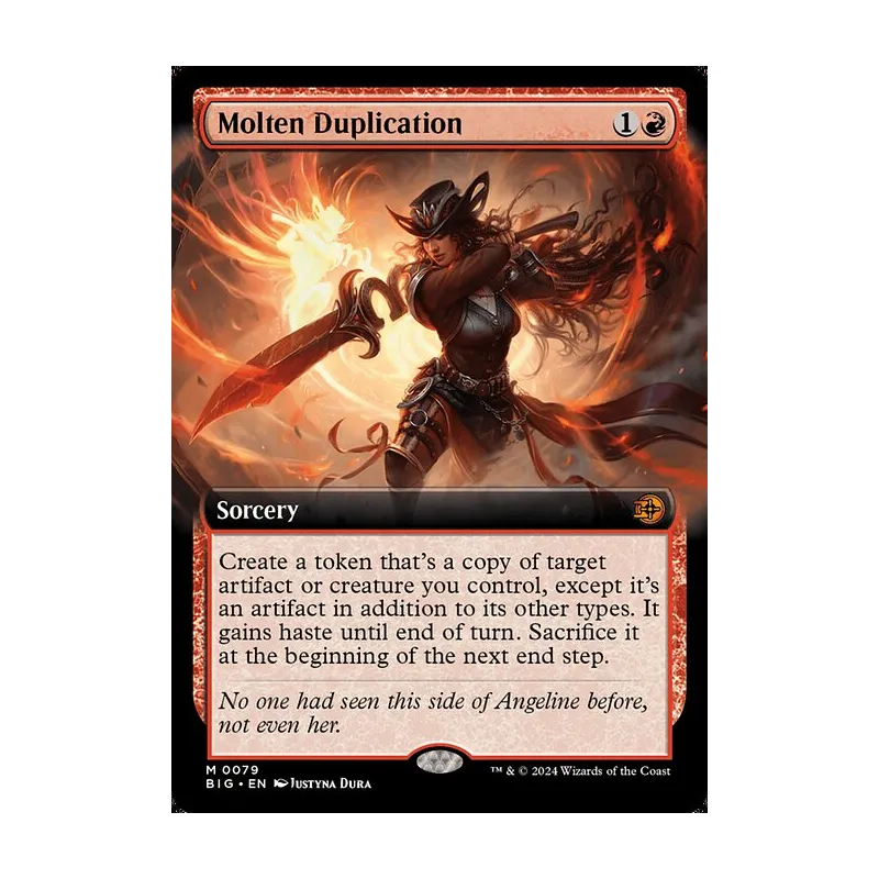 Molten Duplication (Extended Art) - The Big Score (Near Mint)
