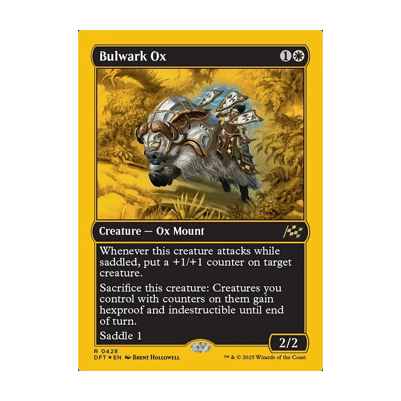 Bulwark Ox (First-Place Foil) - Aetherdrift (Foil Near Mint)