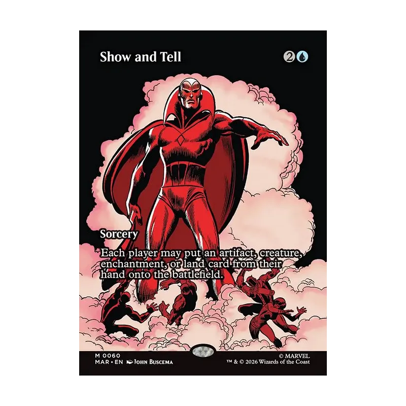 Show and Tell (Borderless) - Marvel Universe (Near Mint)