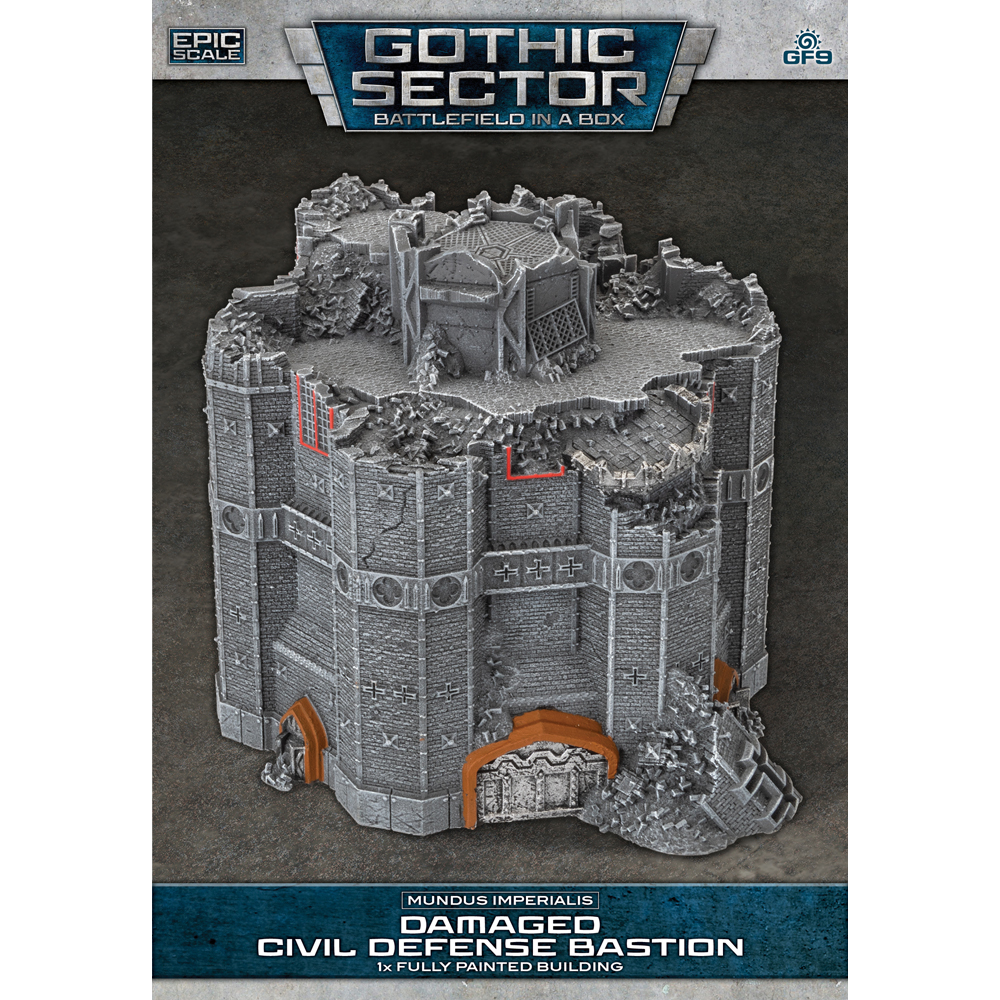 Battlefield in a Box Gothic Sector: Mundus Imperialis - Civil Defense Bastion (Damaged)