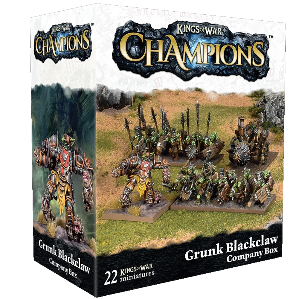 Kings of War: Champions - Grunk Blackclaw Company Box