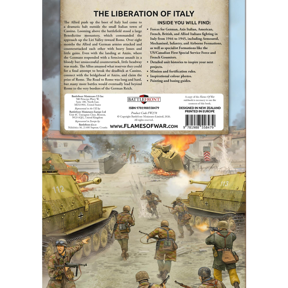 Flames of War WW2: Liberation of Italy (New Arrival)