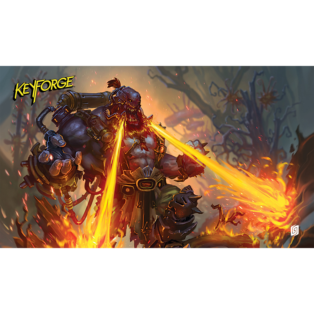 Keyforge Playmat: Winds of Exchange - Crim Torchtooth (Last Chance) Keyforge Playmat: Winds of Exchange - Crim Torchtooth (Last Chance)