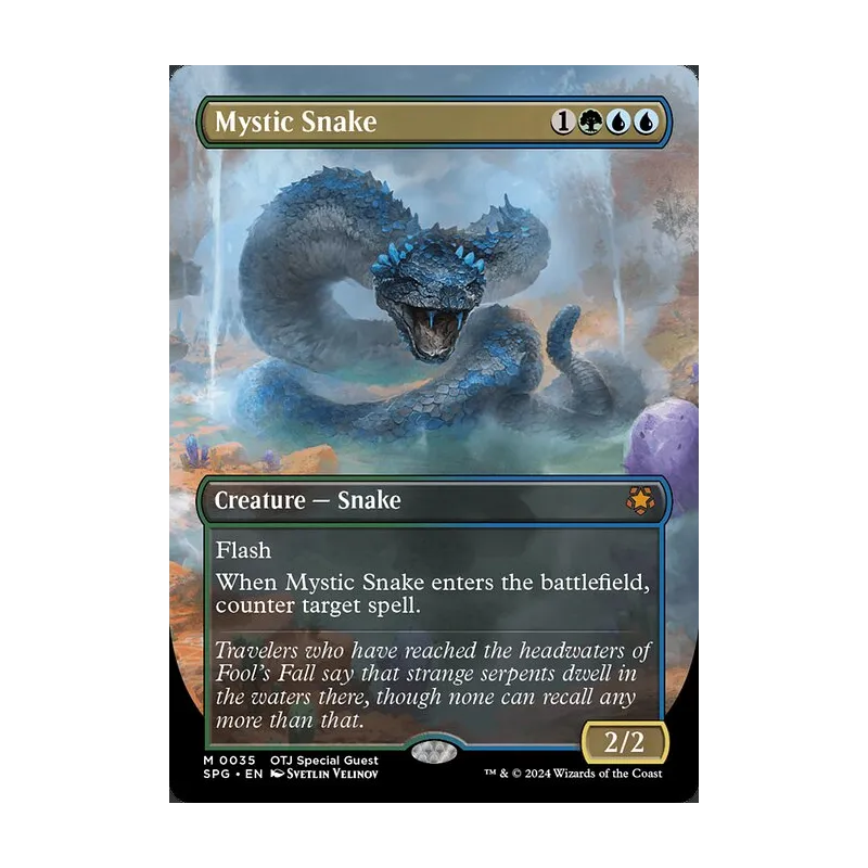 Mystic Snake (Borderless) - Special Guests (Near Mint)