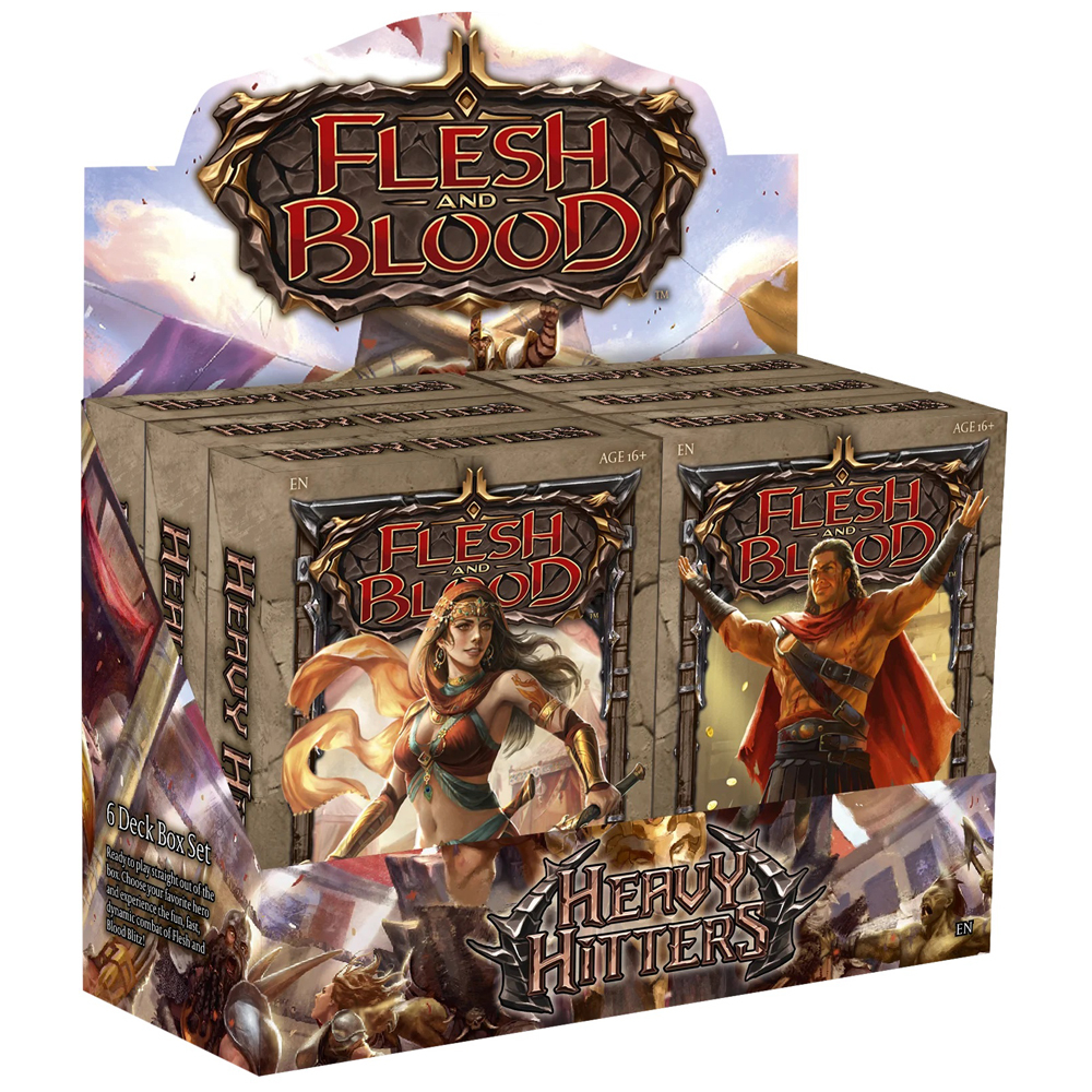 Flesh & Blood TCG: Heavy Hitters - Blitz Deck Set (6) Flesh & Blood TCG: Heavy Hitters - Blitz Deck Set (6)