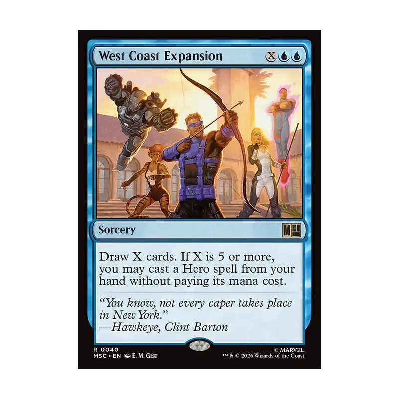 West Coast Expansion (Surge Foil) - Marvel Super Heroes Commander (Foil Near Mint)