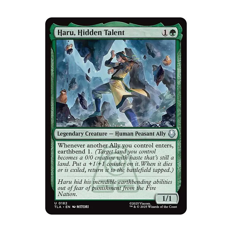Haru, Hidden Talent - Avatar: The Last Airbender (Near Mint)