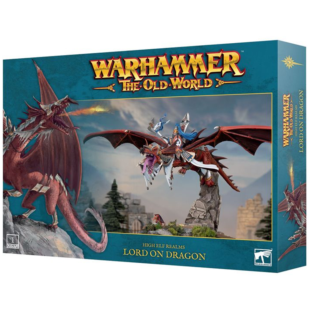 Warhammer Old World: High Elf Realms - Lord on Dragon