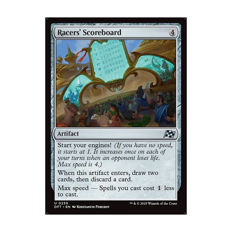 Racers' Scoreboard - Aetherdrift (Near Mint)