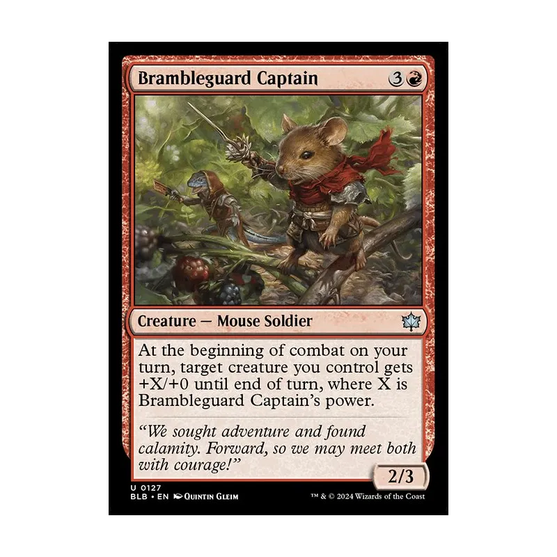 Brambleguard Captain - Bloomburrow (Near Mint)