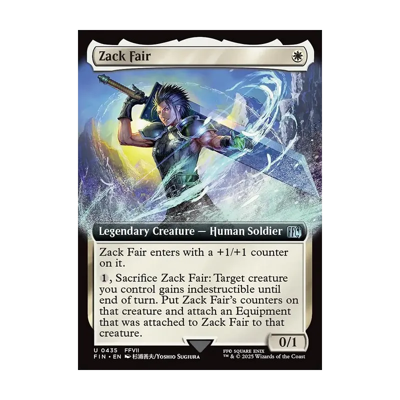 mtg final fantasy zack Check out this special promo card that will be exclusive to the Nintendo switch 2 physical version of 7 rebirth. What do you think about this card? Will you be Product ContentsVol Zack - Opus III -