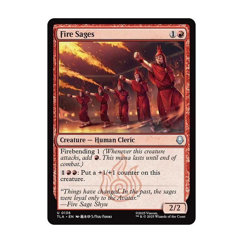 Fire Sages - Avatar: The Last Airbender (Near Mint)