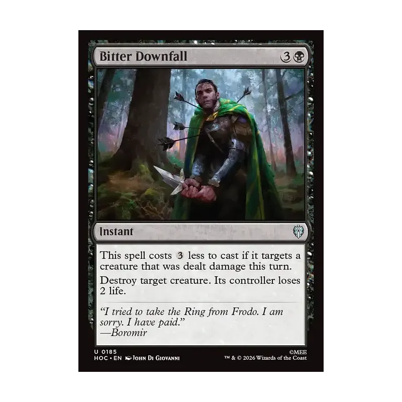 Bitter Downfall - The Hobbit Eternal (Near Mint)