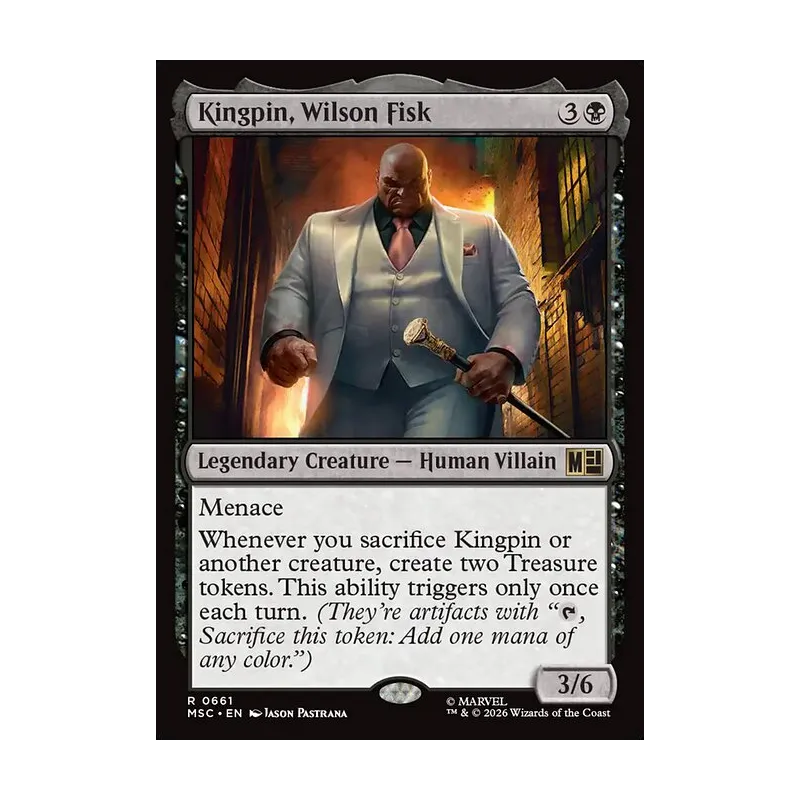 kingpin mtg card Ob Nixilis, Captive Death by a Thousand Pings Magic Comman you may play the top card of their library Ob Nixilis, Captive Kingpin (Halo