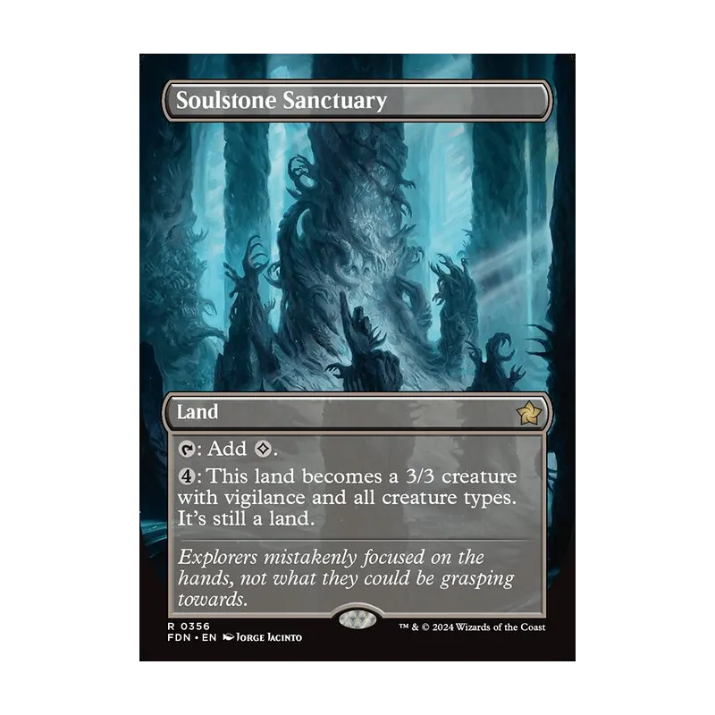 Soulstone Sanctuary (Borderless) - Foundations (Near Mint)
