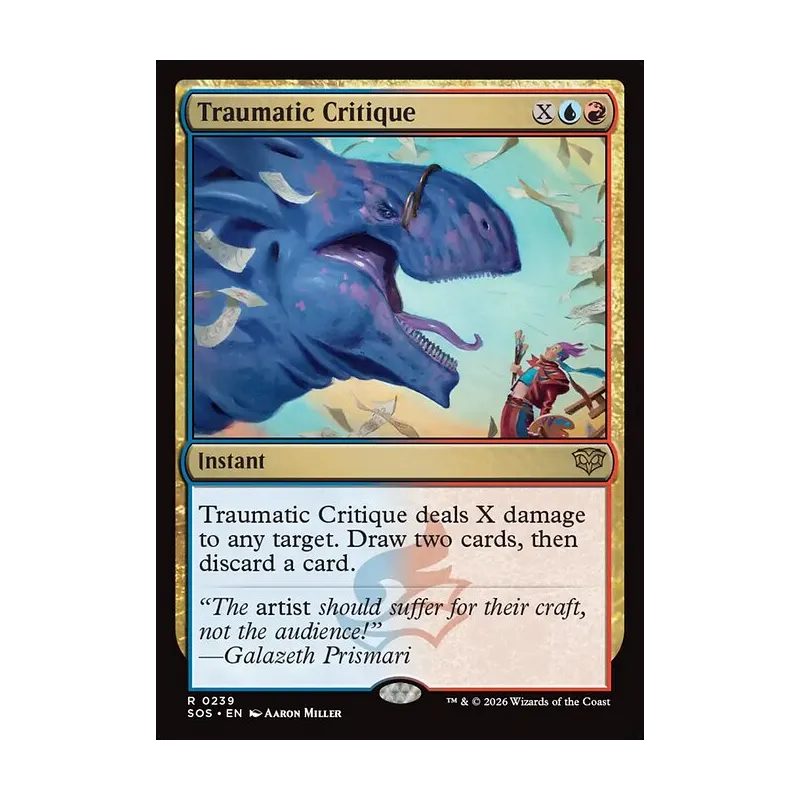 Traumatic Critique - Secrets of Strixhaven (Near Mint)