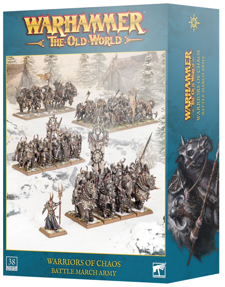 Warhammer The Old World: Warriors of Chaos - Battle March Army (Preorder)