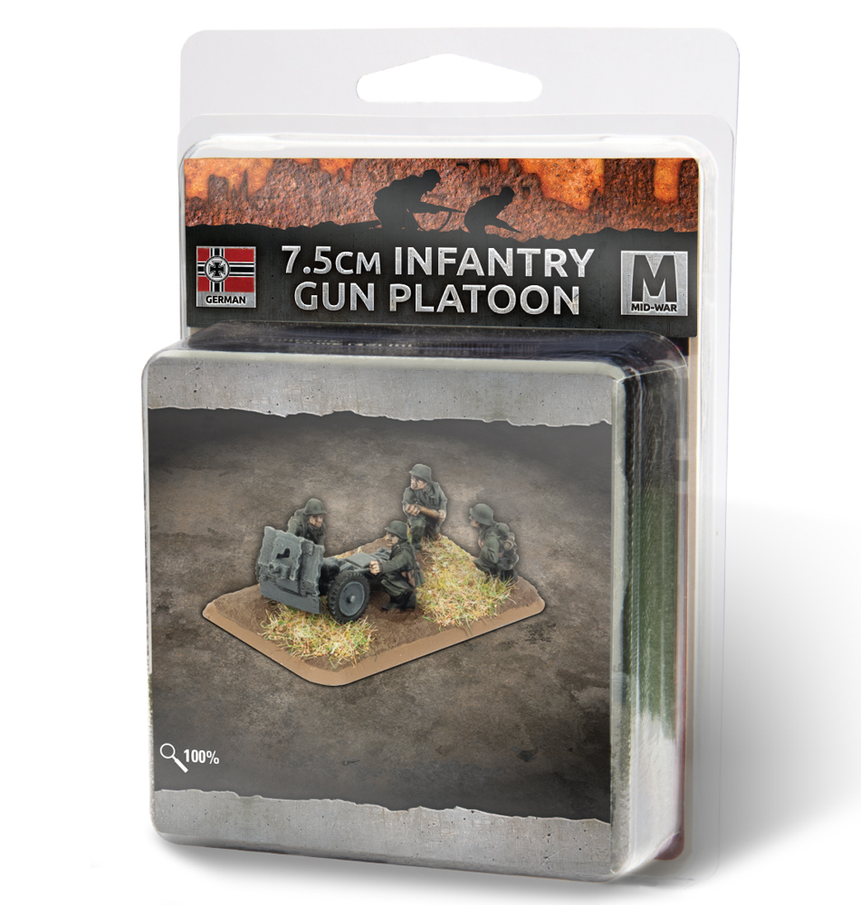Flames of War WW2: German - 7.5cm Infantry Gun Platoon