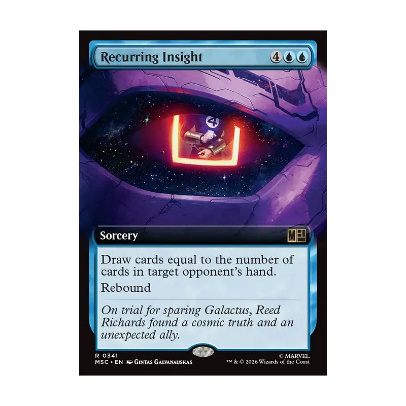 Recurring Insight (Extended Art) - Marvel Super Heroes Commander (Near Mint)