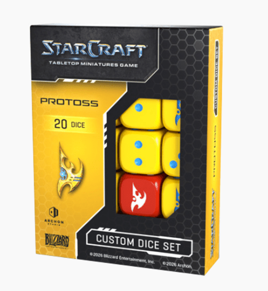 Starcraft: Protoss Custom Dice Set (Preorder)