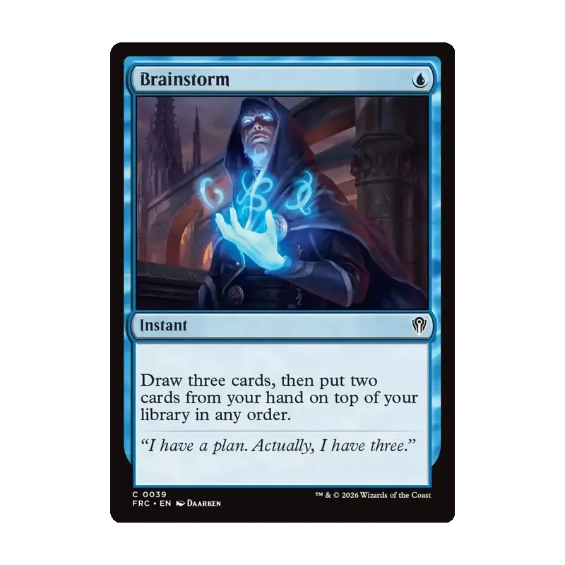 Brainstorm - Reality Fracture Commander (Near Mint)