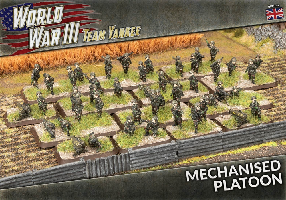 WWIII Team Yankee: British - Mechanised Platoon (Preorder)