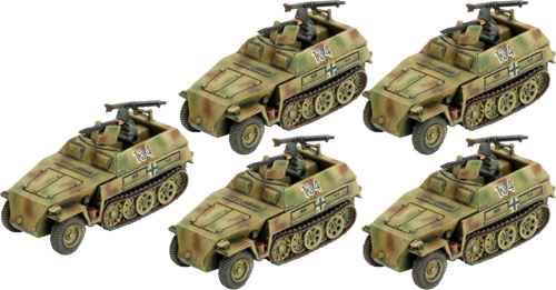 Flames of War: WW2 - Sd Kfz 250 Transports Flames of War: WW2 - Sd Kfz 250 Transports