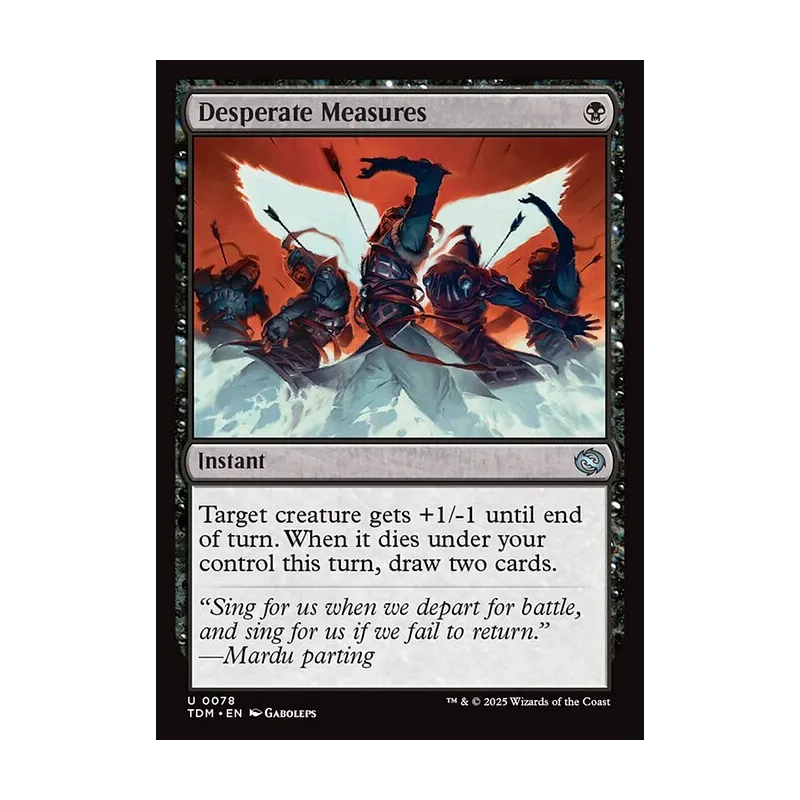 Desperate Measures - Tarkir: Dragonstorm (Near Mint)
