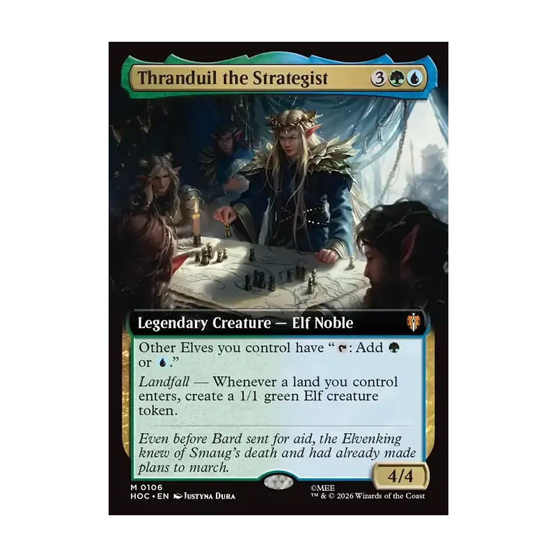 Thranduil the Strategist (Extended Art) - The Hobbit Eternal (Near Mint)