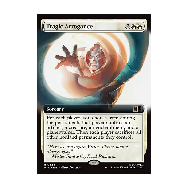 Tragic Arrogance (Extended Art) - Marvel Super Heroes Commander (Near Mint)