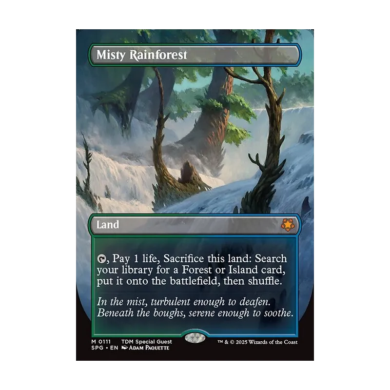Misty Rainforest (Borderless) - Special Guests (Near Mint)