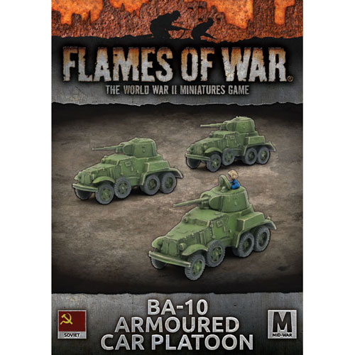 Flames of War WW2: Soviet - BA-10 Armoured Car Platoon