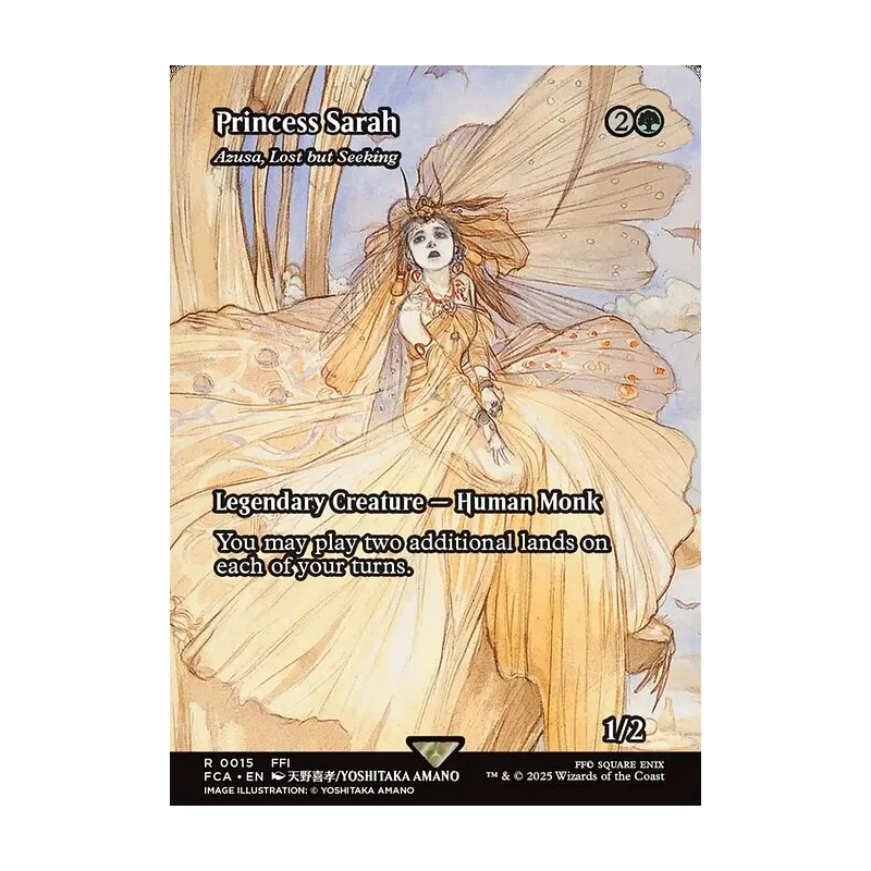 Princess Sarah / Azusa, Lost but Seeking (Showcase) - Final Fantasy: Through the Ages (Near Mint)