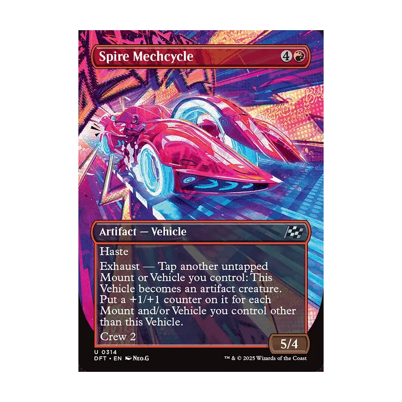 Spire Mechcycle (Borderless) - Aetherdrift (Near Mint)