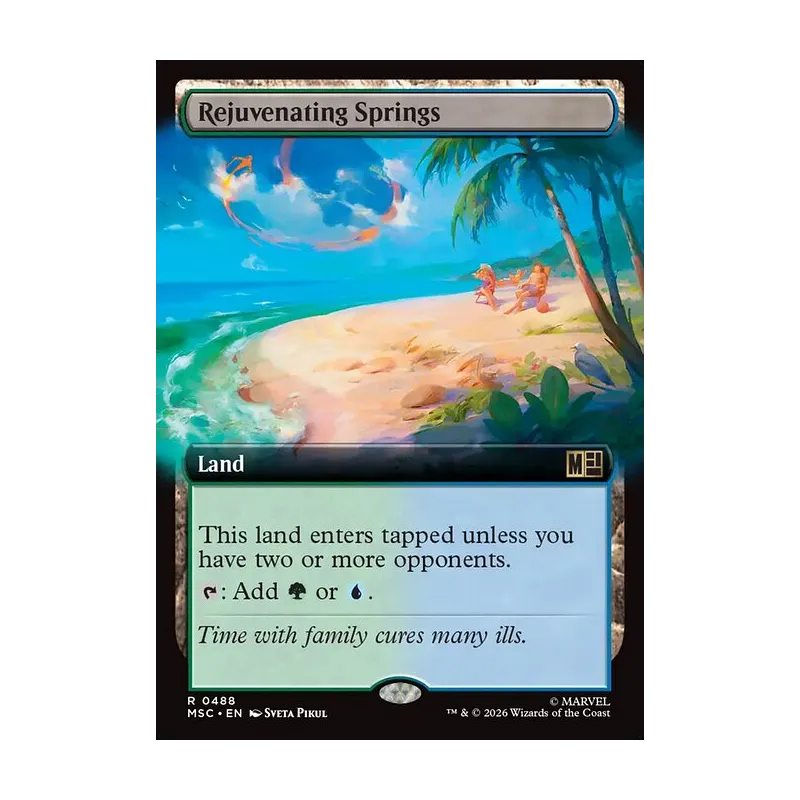 Rejuvenating Springs (Extended Art) - Marvel Super Heroes Commander (Near Mint)