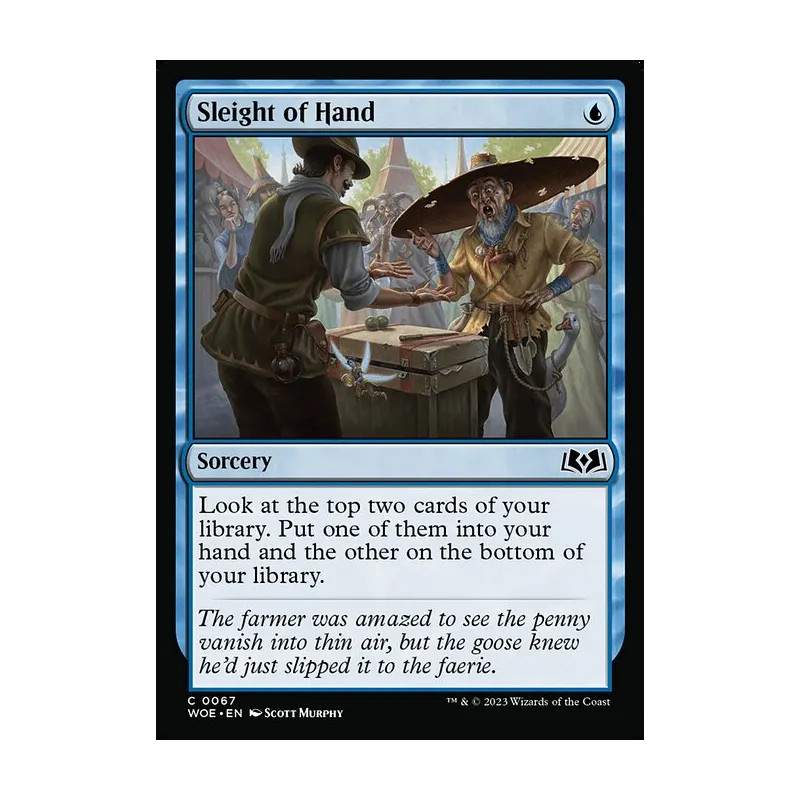 Sleight of Hand - Wilds of Eldraine (Near Mint)