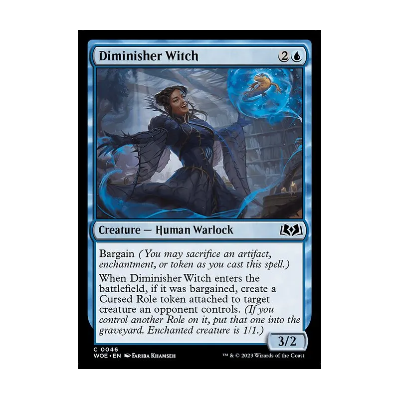 Diminisher Witch - Wilds of Eldraine (Near Mint)
